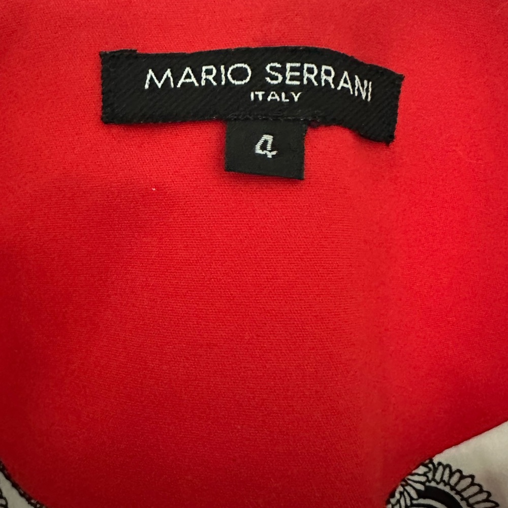 Mario Serrani Italy Red Blazer